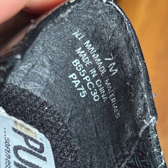 Vintage Black Woven Flats - Picture 9 of 10